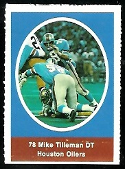 1972 Sunoco Stamps      254     Mike Tilleman DP